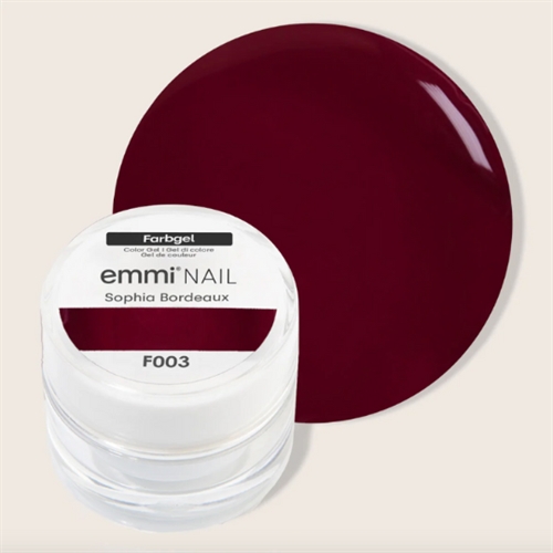 Color Gel Sophia Bordeaux - F003 *Vegan